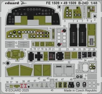 Eduard FE1509 B-24D HOBBY BOSS 1:48