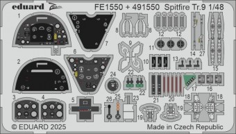 Eduard FE1550 Spitfire Tr.9 AIRFIX 1:48