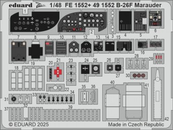 Eduard FE1552 B-26F Marauder ICM 1:48