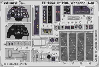 Eduard FE1554 Bf 110D Weekend EDUARD 1:48