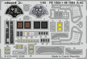 Eduard FE1564 A-4C for Hobby Boss 1:48