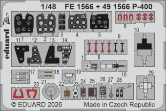 Eduard FE1566 P-400 for Arma Hobby 1:48