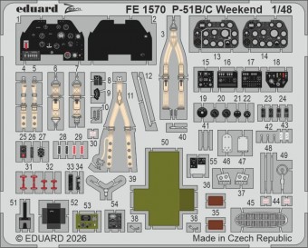 Eduard FE1570 P-51B/C Weekend for Eduard 1:48