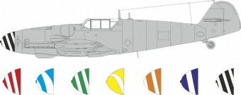Eduard LX012 Bf 109G-5/6 spinner spirals for Airfix 1:24