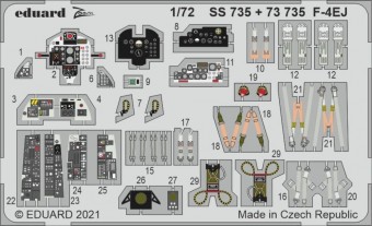 Eduard SS735 F-4EJ 1/72 FINE MOLDS 1:72