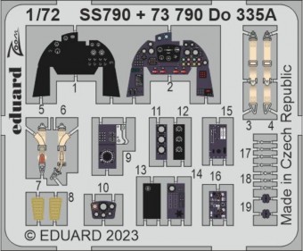 Eduard SS790 Do 335A for HOBBY 2000 / DRAGON 1:72