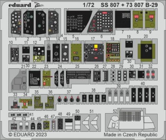 Eduard SS807 B-29 HOBBY 2000 / ACADEMY 1:72