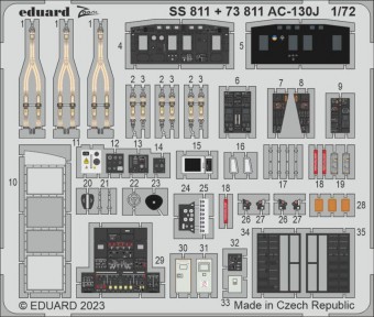 Eduard SS811 AC-130J 1/72 ZVEZDA