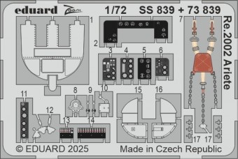 Eduard SS839 Re.2002 Ariete ITALERI 1:72