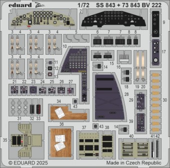 Eduard SS843 BV 222 REVELL 1:72