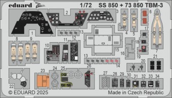 Eduard SS850 TBM-3 HOBBY BOSS 1:72