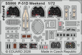 Eduard SS866 P-51D Weekend for Eduard 1:72