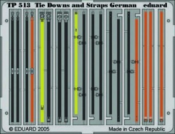 Eduard TP513 Tie Downs and Straps German 1:35