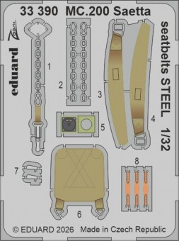 Eduard BIG33175 MC.200 Saetta for Italeri 1:32