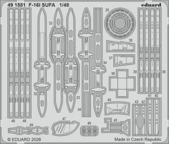 Eduard BIG49477 F-16I SUFA for Great Wall Hobby 1:48