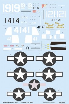 Eduard D48055 F6F-3 part 1 for Eduard 1:48