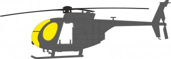 Eduard EX1173 MH-6J for ICM 1:48