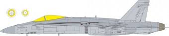 Eduard EX1179 F/A-18C Tface for Eduard / Kinetic 1:48