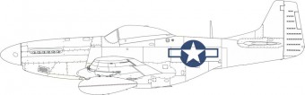 Eduard EX954 P-51D national insignia EDUARD 1:48