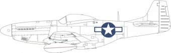 Eduard EX954 P-51D national insignia EDUARD 1:48