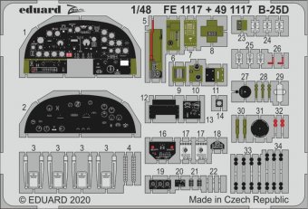Eduard FE1117 B-25D for Revell 1:48