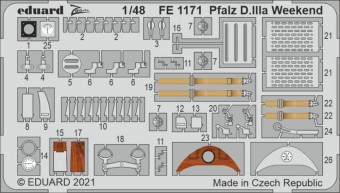 Eduard FE1171 Pfalz D.IIIa Weekend 1/48 for EDUARD 1:48