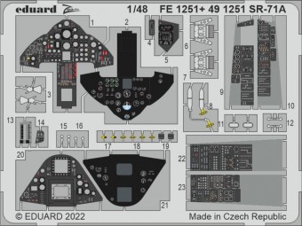 Eduard FE1251 SR-71A for REVELL 1:48