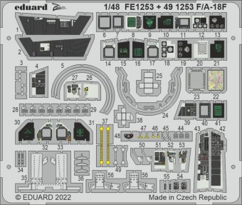Eduard FE1253 F/A-18F for MENG 1:48