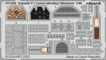 Eduard FE1292 Sopwith F.1 Camel (Bentley) Weekend 1:48