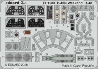 Eduard FE1583 P-40N Weekend for Eduard 1:48
