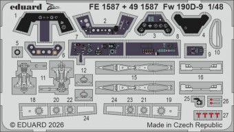 Eduard FE1587 Fw 190D-9 for Miniart 1:48