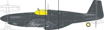 Eduard JX351 P-51B Birdcage Canopy Tface for Eduard 1:32