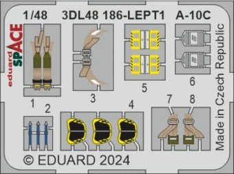 Eduard 3DL48186 A-10C SPACE 1:48