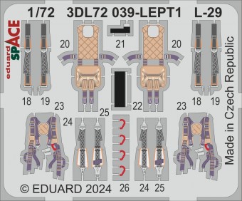 Eduard 3DL72039 L-29 SPACE 1:72