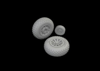 Eduard 672366 P-51D wheels diamond tread 1:72