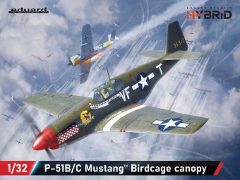 Eduard Plastic Kits 932012 P-51B/C Mustang Birdcage canopy 1:32