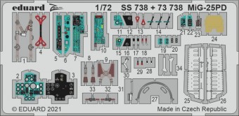Eduard SS738 MiG-25PD 1/72 for ICM 1:72