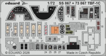 Eduard SS867 TBF-1C for Hobby Boss 1:72