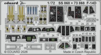 Eduard SS868 F-14D for Tamiya 1:72