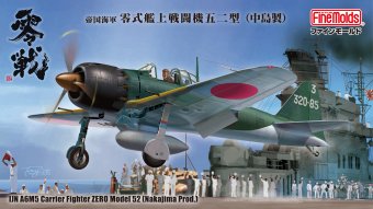 Finemolds FZ02 1:48 Imperial Japanese Navy A6M5 Zero Fighter Type 52 Nakajima Prod.