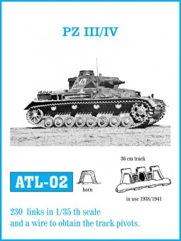 Friulmodel ATL-002 Pz III (A-G) / Pz IV (A-D) 1:35