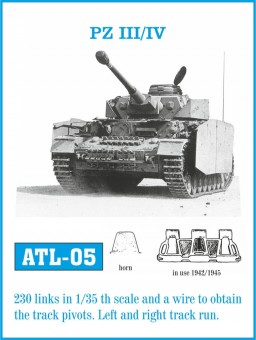 Friulmodel ATL-005 Pz III (H-K) / Pz IV (F-J) 1:35