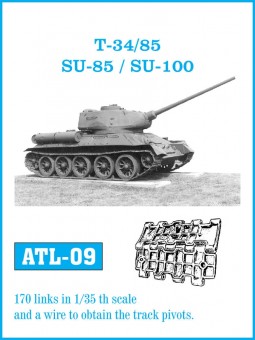 Friulmodel ATL-009 T 34 / 85 Waffelmuster 1:35