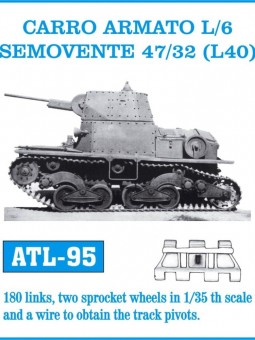 Friulmodel ATL-095 CARRO ARMATO L/6 SEMOVENTE 47/32 L40 1:35