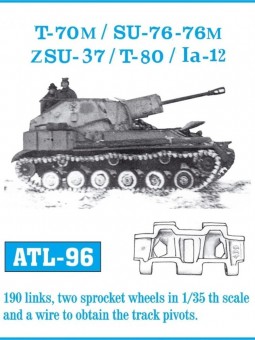Friulmodel ATL-096 SU-76/T30/T40/T60/T70 K 1:35