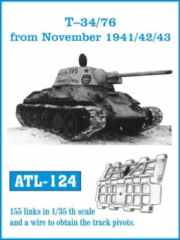 Friulmodel ATL-124 T-34/76 from November 1941/42/43 1:35