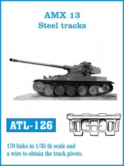 Friulmodel ATL-126 AMX 13 Steel tracks 1:35