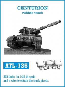 Friulmodel ATL-135 CENTURION rubber track 1:35
