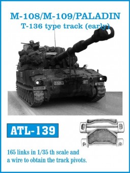 Friulmodel ATL-139 M-108/M-109/PALADIN T-136 type track(early) 1:35