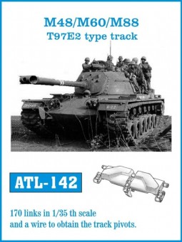 Friulmodel ATL-142 M48/M60/M88 T97E2 type track 1:35